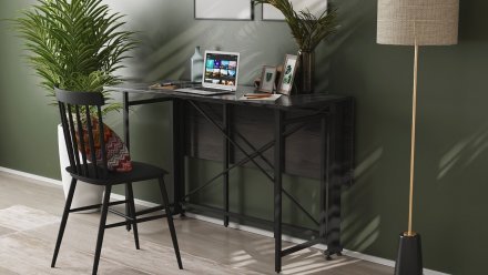 Стіл-книга трансформер Оріон 3 Ferrum-decor 750x1150x880 Чорний метал ДСП Сосна Кембра 16 мм (FRD-105083) Стіл-книга трансформер Оріон 3 Ferrum-decor 750x1150x880 Чорний метал ДСП Сосна Кембра 16 мм (FRD-105083)