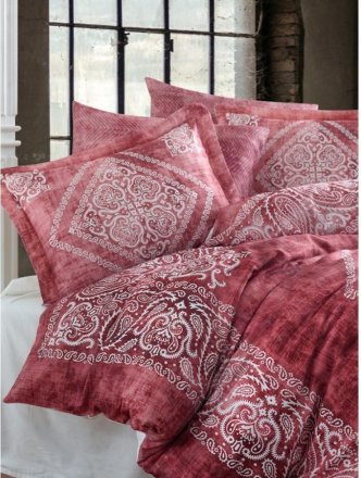 Постільна білизна сатин Digital з 3D принтом Grace brick цегляний євро svt-2000022295239 Постільна білизна сатин Digital з 3D принтом Grace brick цегляний євро svt-2000022295239
