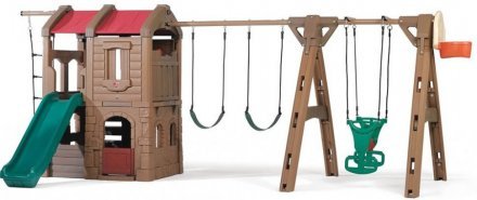 Игровой центр Naturally Playful Adventure Lodge Play Center with Glider 801400 Игровой центр Naturally Playful Adventure Lodge Play Center with Glider 801400