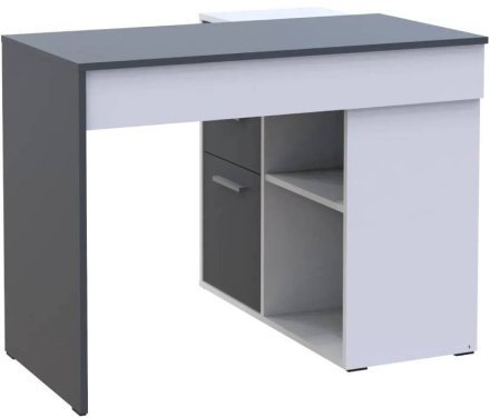 Офісний стіл Doros T8 Білий/Графіт 100х83х75 (DRS-011891) Офісний стіл Doros T8 Білий/Графіт 100х83х75 (DRS-011891)