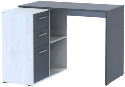 Офісний стіл Doros T8 Білий/Графіт 100х83х75 (DRS-011891) Офісний стіл Doros T8 Білий/Графіт 100х83х75 (DRS-011891)