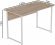 Комп'ютерний стіл Ferrum-decor Коді 75x120x70 білий ДСП Дуб Сан-Марино 16мм (FRD-101224)