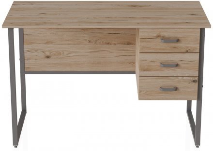 Комп'ютерний стіл Ferrum-decor Гаррі 75x120x70 сірий ДСП Дуб Сан-Марино 16мм (FRD-101474)