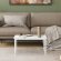 Стіл журнальний приставний Террі Комбо Ferrum-decor 345x662x440 Білий метал ДСП Біле 16 мм (FRD-105143)