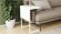 Стіл журнальний приставний Террі Комбо Ferrum-decor 345x662x440 Білий метал ДСП Біле 16 мм (FRD-105143)