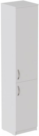 Пенал Анжело Ferrum-decor на 5 полиць із 2 дверима 1900x400x380 ДСП Біле 16 мм (FRD-104917)