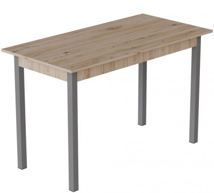 Стіл кухонний Ferrum-decor Маріо 75x120x60 Сірий ДСП Сан-Марино 16мм (FRD-105660)