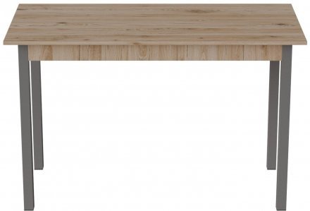 Стіл кухонний Ferrum-decor Маріо 75x120x60 Сірий ДСП Сан-Марино 16мм (FRD-105660)