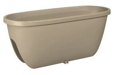 Кашпо на перила Balconia 60 см коричневий 411138172