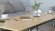 Стіл трансформер журнальний Dandi Small Ferrum-decor 45x120 160)x60 Чорний метал ДСП Дуб Артизан 16 мм (FRD-106792)