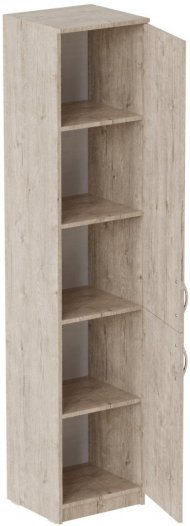 Пенал Анжело Ferrum-decor на 5 полиць із 2 дверима 1900x400x380 ДСП Дуб Сан-Марино 16 мм (FRD-104918) Пенал Анжело Ferrum-decor на 5 полиць із 2 дверима 1900x400x380 ДСП Дуб Сан-Марино 16 мм (FRD-104918)
