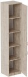 Пенал Анжело Ferrum-decor на 5 полиць із 2 дверима 1900x400x380 ДСП Дуб Сан-Марино 16 мм (FRD-104918)