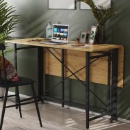 Стіл-книга трансформер Оріон 3 Ferrum-decor 750x1150x880 Чорний метал ДСП Дуб Артизан 16 мм (FRD-105086) Стіл-книга трансформер Оріон 3 Ferrum-decor 750x1150x880 Чорний метал ДСП Дуб Артизан 16 мм (FRD-105086)