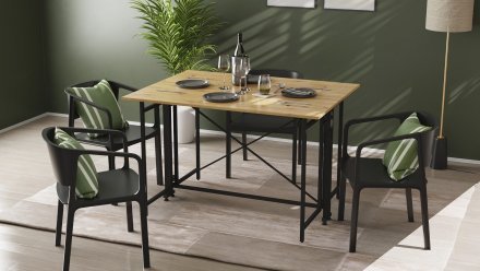 Стіл-книга трансформер Оріон 3 Ferrum-decor 750x1150x880 Чорний метал ДСП Дуб Артизан 16 мм (FRD-105086) Стіл-книга трансформер Оріон 3 Ferrum-decor 750x1150x880 Чорний метал ДСП Дуб Артизан 16 мм (FRD-105086)