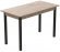 Стіл кухонний Ferrum-decor Маріо 75x120x60 Чорний ДСП Сан-Марино 16мм (FRD-105661)