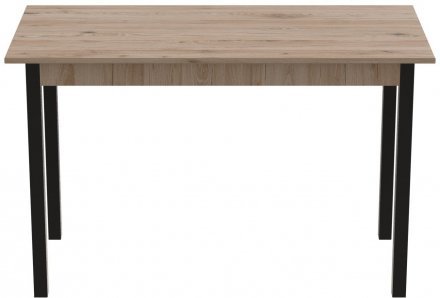 Стіл кухонний Ferrum-decor Маріо 75x120x60 Чорний ДСП Сан-Марино 16мм (FRD-105661)