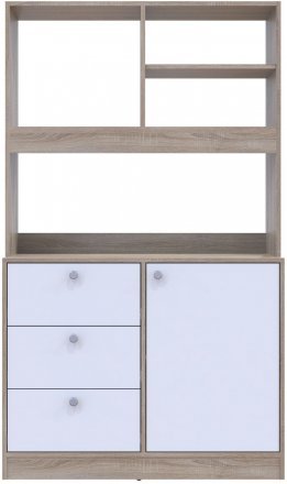 Міні-кухня Doros Лея ДСП 100х43х171 см Дуб сонома/Білий (DRS-011436)