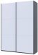 Шафа-купе Doros G-Caiser Графіт/Білий 2 ДСП / 3 частини 180х60х240 DRS-011729 (44900262)