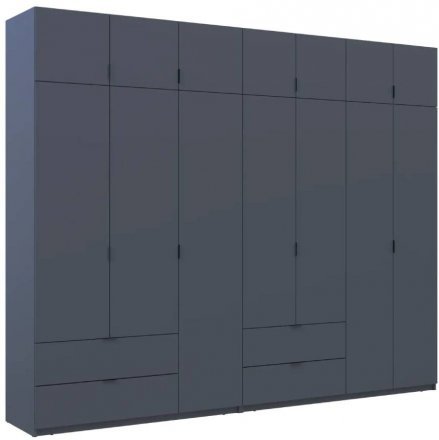 Шафа для одягу Doros Лукас Графіт 3+4 ДСП 295х50х240 DRS-011697 (42005125)