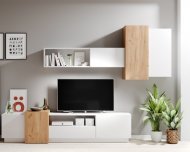 Стінка Perfect Home 3Д / 3D Білий/дуб крафт золотий (PFH-091048) Стінка Perfect Home 3Д / 3D Білий/дуб крафт золотий (PFH-091048)