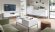 Стіл журнальний Perfect Home Нова / Nova з 2 шухлядами та чорними ніжками L104 Білий (PFH-091248)