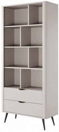 Стелаж Perfect Home Ланте / Lante 2S з 2 шухлядами і чорними ніжками Беж (PFH-091173) Стелаж Perfect Home Ланте / Lante 2S з 2 шухлядами і чорними ніжками Беж (PFH-091173)