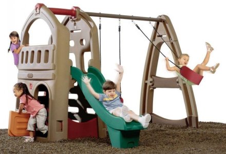 Игровой центр Playhouse Climber and Swing Extension 754300 Игровой центр Playhouse Climber and Swing Extension 754300