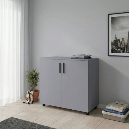 Комод Doros Торн Сірий 2 ДСП 90х51.6х80 (DRS-012090) Комод Doros Торн Сірий 2 ДСП 90х51.6х80 (DRS-012090)