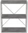 Етажерка 3/60 Ferrum-decor Серії Конект 75x60x28 білий ДСП Бетон 16мм (FRD-104262)