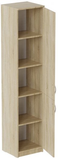 Пенал Анжело Ferrum-decor на 5 полиць із 2 дверима 1900x400x380 ДСП Дуб Сонома 16 мм (FRD-104920) Пенал Анжело Ferrum-decor на 5 полиць із 2 дверима 1900x400x380 ДСП Дуб Сонома 16 мм (FRD-104920)