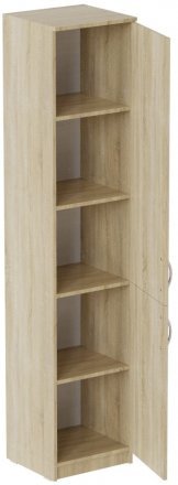 Пенал Анжело Ferrum-decor на 5 полиць із 2 дверима 1900x400x380 ДСП Дуб Сонома 16 мм (FRD-104920) Пенал Анжело Ferrum-decor на 5 полиць із 2 дверима 1900x400x380 ДСП Дуб Сонома 16 мм (FRD-104920)