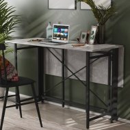 Стіл-книга трансформер Оріон 3 Ferrum-decor 750x1150x880 Чорний метал ДСП Бетон 16 мм (FRD-105087) Стіл-книга трансформер Оріон 3 Ferrum-decor 750x1150x880 Чорний метал ДСП Бетон 16 мм (FRD-105087)