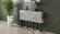 Стіл-книга трансформер Оріон 3 Ferrum-decor 750x1150x880 Чорний метал ДСП Бетон 16 мм (FRD-105087)