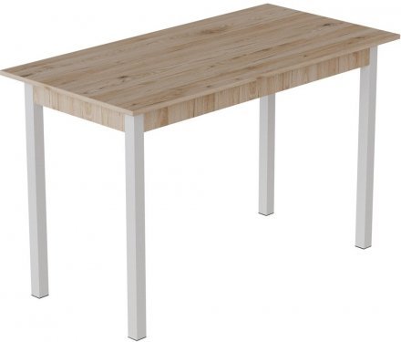 Стіл кухонний Ferrum-decor Маріо 75x120x70 Білий ДСП Сан-Марино 16мм (FRD-105662) Стіл кухонний Ferrum-decor Маріо 75x120x70 Білий ДСП Сан-Марино 16мм (FRD-105662)