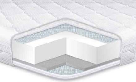 Матрац топер Dual трикотаж 90х170х5 см