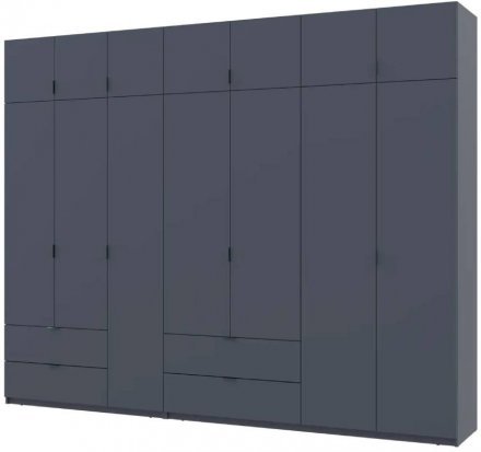 Шафа для одягу Doros Лукас Графіт 3+4 ДСП 300х50х240 DRS-011698 (42005133)