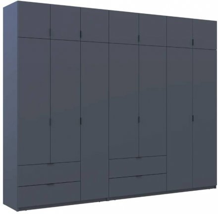 Шафа для одягу Doros Лукас Графіт 3+4 ДСП 300х50х240 DRS-011698 (42005133)