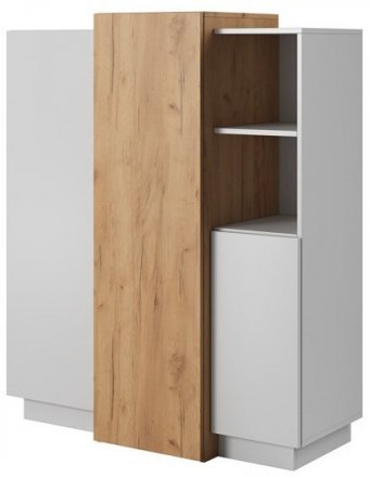 Комод Perfect Home 3Д / 3D 3-дверний 3D/110 Білий/дуб крафт золотий (PFH-091042) Комод Perfect Home 3Д / 3D 3-дверний 3D/110 Білий/дуб крафт золотий (PFH-091042)