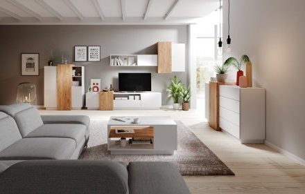 Комод Perfect Home 3Д / 3D 3-дверний 3D/110 Білий/дуб крафт золотий (PFH-091042) Комод Perfect Home 3Д / 3D 3-дверний 3D/110 Білий/дуб крафт золотий (PFH-091042)