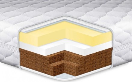 Матрац дитячий Kiddy Mega Memory-Cocos 70х150х12 см Матрац дитячий Kiddy Mega Memory-Cocos 70х150х12 см