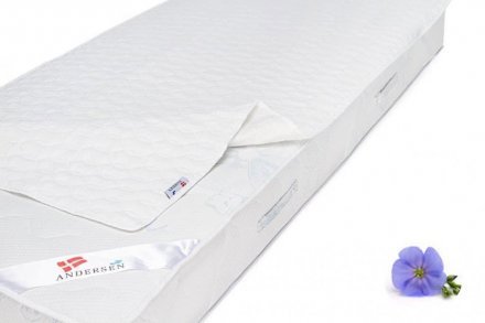 Наматрацник льняний з бджолиними фітонцидами Flax 70х140 см