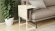 Стіл журнальний приставний Террі Комбо Ferrum-decor 345x662x440 Білий метал ДСП Дуб Сонома 16 мм (FRD-105146)