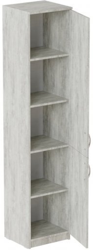 Пенал Анжело Ferrum-decor на 5 полиць із 2 дверима 1900x400x380 ДСП Бетон 16 мм (FRD-104922) Пенал Анжело Ferrum-decor на 5 полиць із 2 дверима 1900x400x380 ДСП Бетон 16 мм (FRD-104922)