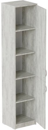 Пенал Анжело Ferrum-decor на 5 полиць із 2 дверима 1900x400x380 ДСП Бетон 16 мм (FRD-104922) Пенал Анжело Ferrum-decor на 5 полиць із 2 дверима 1900x400x380 ДСП Бетон 16 мм (FRD-104922)