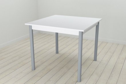 Стіл кухонний Ferrum-decor Агата 75x90x90 Сірий ДСП Біле 16мм (FRD-106260) Стіл кухонний Ferrum-decor Агата 75x90x90 Сірий ДСП Біле 16мм (FRD-106260)