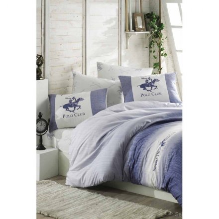 Постільна білизна 200х220 см BHPC 030 Blue євро