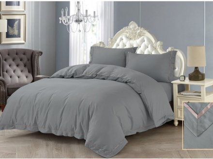 Постільна білизна сатин Columba євро svt-2000022299183 Постільна білизна сатин Columba євро svt-2000022299183