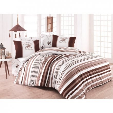 Постільна білизна BHPC 029 Brown євро 200х220 см Постільна білизна BHPC 029 Brown євро 200х220 см