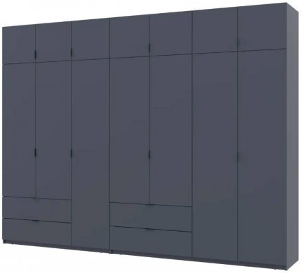 Шафа для одягу Doros Лукас Графіт 3+4 ДСП 315х50х240 DRS-011699 (42005137) Шафа для одягу Doros Лукас Графіт 3+4 ДСП 315х50х240 DRS-011699 (42005137)