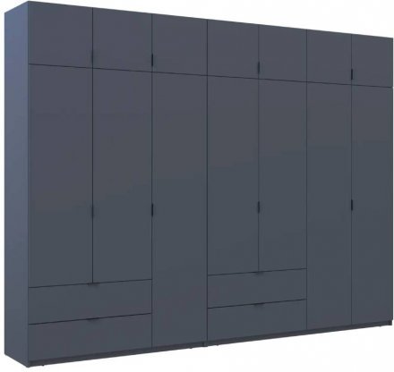 Шафа для одягу Doros Лукас Графіт 3+4 ДСП 315х50х240 DRS-011699 (42005137) Шафа для одягу Doros Лукас Графіт 3+4 ДСП 315х50х240 DRS-011699 (42005137)